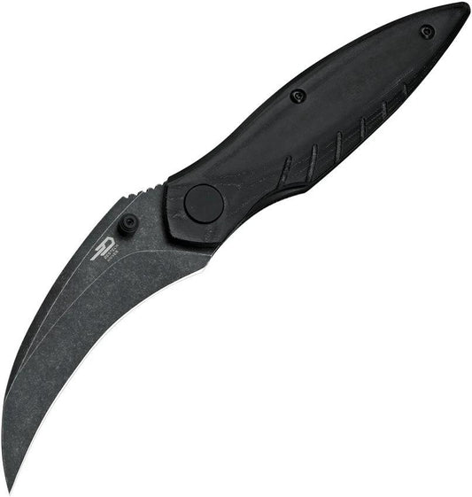 Bestech Knives Mantidae Linerlock Black BG60D by Bestech Knives