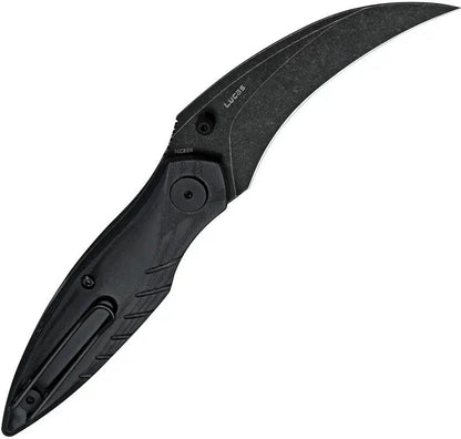 Bestech Mantidae Linerlock Knife With Premium 14C28N Sandvik Blade Black Micarta Handle For EDC Enthusiasts by Bestech Knives