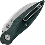 Bestech Mantidae Liner Lock Knife Green Micarta 14C28N Stainless 3 Inch Blade EDC Enthusiasts by Bestech Knives