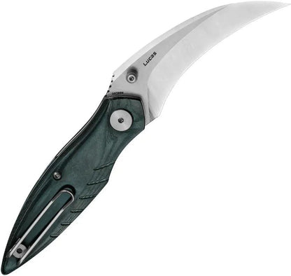 Bestech Mantidae Liner Lock Knife Green Micarta 14C28N Stainless 3 Inch Blade EDC Enthusiasts by Bestech Knives