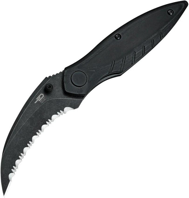 Bestech Knives Mantidae Linerlock Black BG60F by Bestech Knives