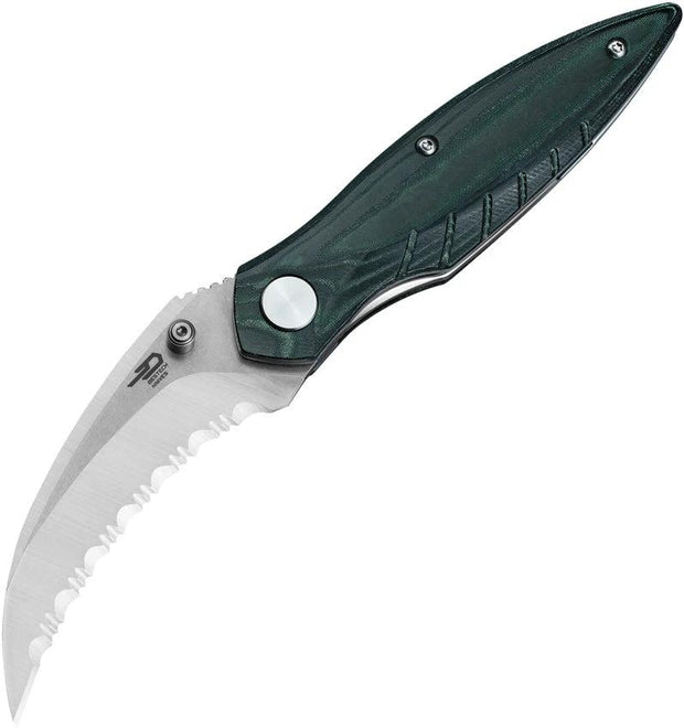 Bestech Knives Mantidae Linerlock Green BG60G by Bestech Knives