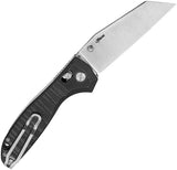 Bestech Knives Liger Bar Lock Premium EDC Knife With D2 Wharncliffe Blade Black G10 Handle by Bestech Knives
