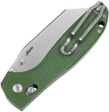 Bestech Knives Liger Bar Lock Knife OD Green G10 EDC Enthusiasts Wharncliffe D2 Blade 3.63 Inch by Bestech Knives