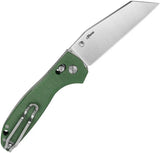 Bestech Knives Liger Bar Lock Knife OD Green G10 EDC Enthusiasts Wharncliffe D2 Blade 3.63 Inch by Bestech Knives