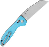 Bestech Knives Liger Bar Lock Premium EDC Knife With D2 Wharncliffe Blade Stonewash Finish Light Blue G10 by Bestech Knives
