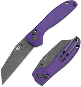 Bestech Knives Liger Bar Lock Purple G10 D2 Wharncliffe EDC Knife BG61E For Knife Collectors by Bestech Knives