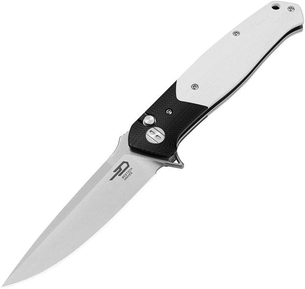Bestech Knives Swordfish Button Lock White BG62B by Bestech Knives