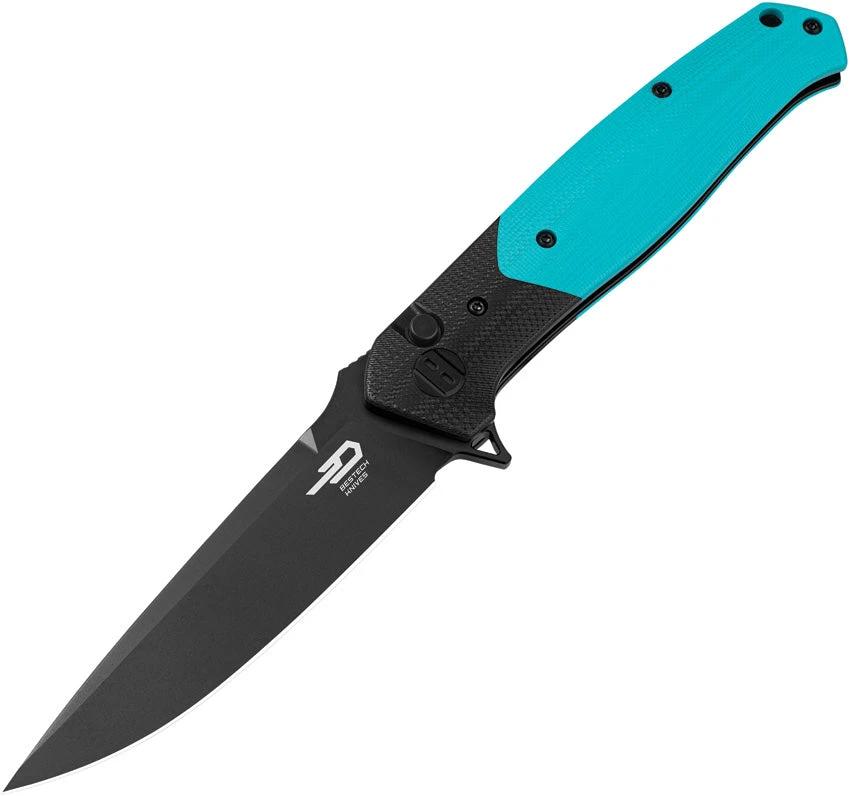 Bestech Knives Swordfish Button Lock Blue BG62E by Bestech Knives