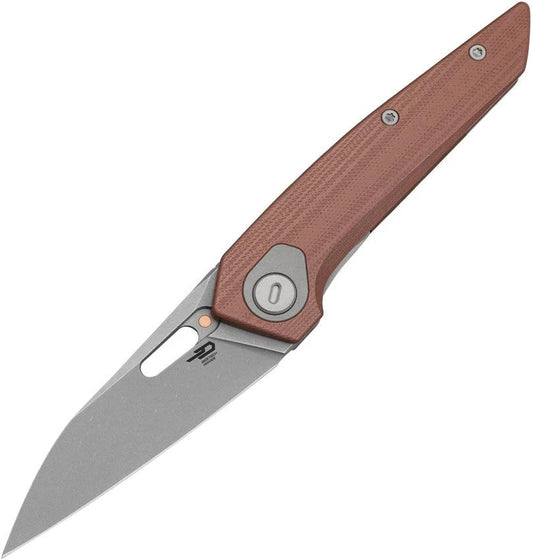 Bestech Knives VK-Void Linerlock M-Cut Brn BG63D by Bestech Knives