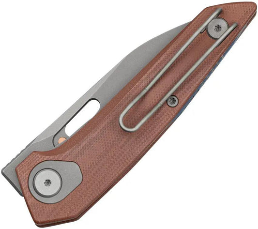 Bestech VK Void Liner Lock Knife MCut BG63D With PVD Blade Brown G10 EDC Ready Everyday by Bestech Knives