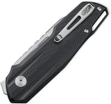 Bestech Knives Toddler Linerlock Knife BG64A Compact 2.75in 14C28N Sandvik Blade Black G10 Handle With Pocket Clip EDC by Bestech Knives