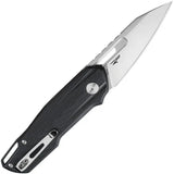 Bestech Knives Toddler Linerlock Knife BG64A Compact 2.75in 14C28N Sandvik Blade Black G10 Handle With Pocket Clip EDC by Bestech Knives