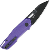 Bestech Knives Toddler Linerlock Purple BG64D Small EDC Folder With Purple G10 Handle 2.75in Blade by Bestech Knives