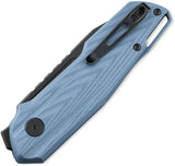 Bestech Knives Toddler Linerlock Blue Gray BG64E Compact EDC Knife For EDC Enthusiasts 14C28N Steel by Bestech Knives
