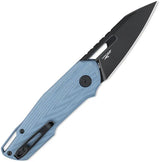 Bestech Knives Toddler Linerlock Blue Gray BG64E Compact EDC Knife For EDC Enthusiasts 14C28N Steel by Bestech Knives