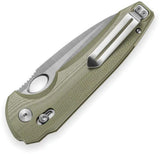 Bestech Knives Noctar Crossbar Lock Knife OD Green G10 Satin 14C28N Premium Drop Point Blade for EDC Enthusiasts by Bestech Knives