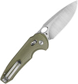 Bestech Knives Noctar Crossbar Lock Knife OD Green G10 Satin 14C28N Premium Drop Point Blade for EDC Enthusiasts by Bestech Knives