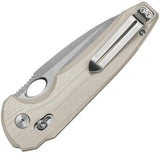 Bestech Knives Noctar Crossbar Lock Tan G10 EDC Knife 3.75in Satin 14C28N Sandvik Blade by Bestech Knives