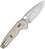 Bestech Knives Noctar Crossbar Lock Tan G10 EDC Knife 3.75in Satin 14C28N Sandvik Blade by Bestech Knives