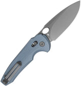 Bestech Knives Noctar Crossbar Lock EDC Knife With 3.75in 14C28N Gray PVD Drop Point Blade And Blue Gray G10 by Bestech Knives