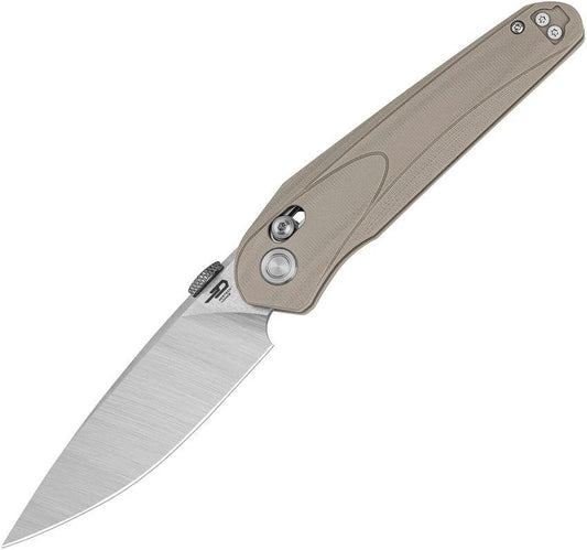 Bestech Knives Mothus Crossbar Lock Tan BG67B by Bestech Knives