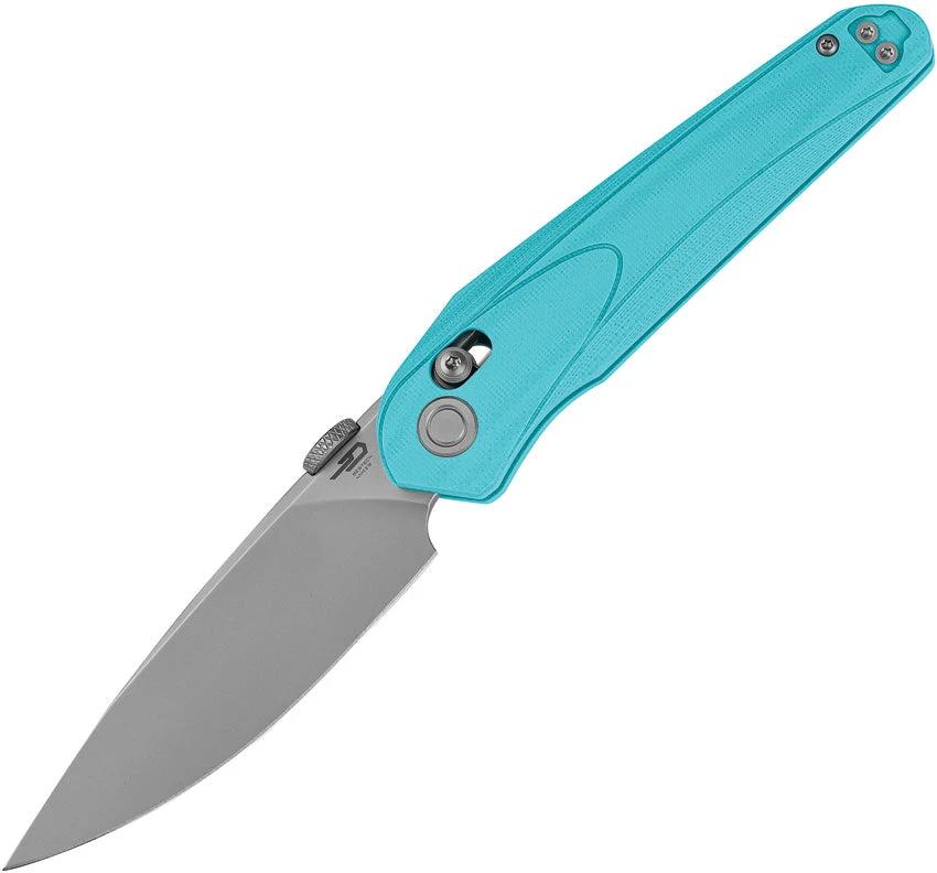 Bestech Knives Mothus Crossbar Lock Blue BG67D by Bestech Knives