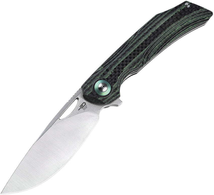 Bestech Knives Falko Linerlock CF Green BL01C