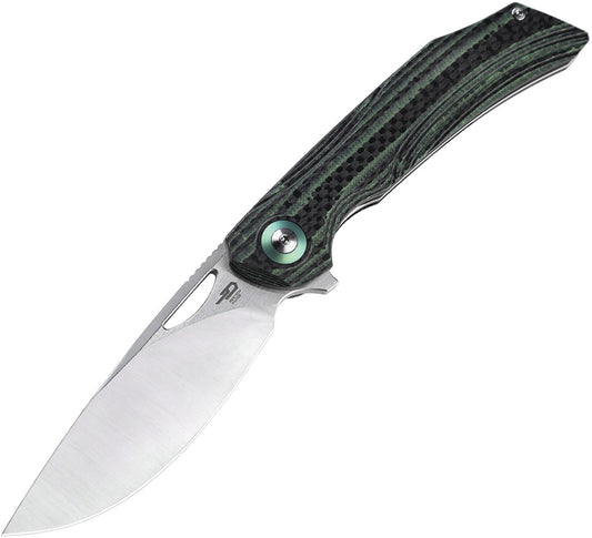 Bestech Knives Falko Linerlock CF Green BL01C