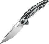 Bestech Knives Ornetta Linerlock Black/White BL02C by Bestech Knives