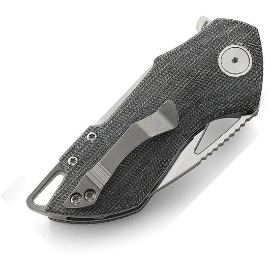 Bestech Riverstone Linerlock Knife Black Micarta 154CM Blade EDC Ready For Daily Carry by Bestech Knives