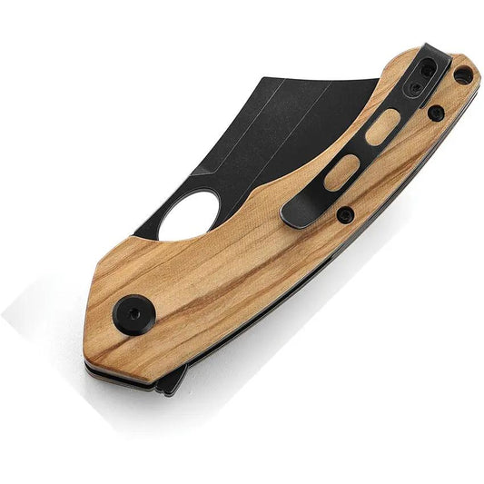 Bestech Knives Skirmish Liner Lock Knife Olivewood Handle D2 Tool Steel EDC Ready for Everyday Carry by Bestech Knives