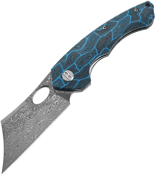 Bestech Knives Skirmish Linerlock Damascus BL07B