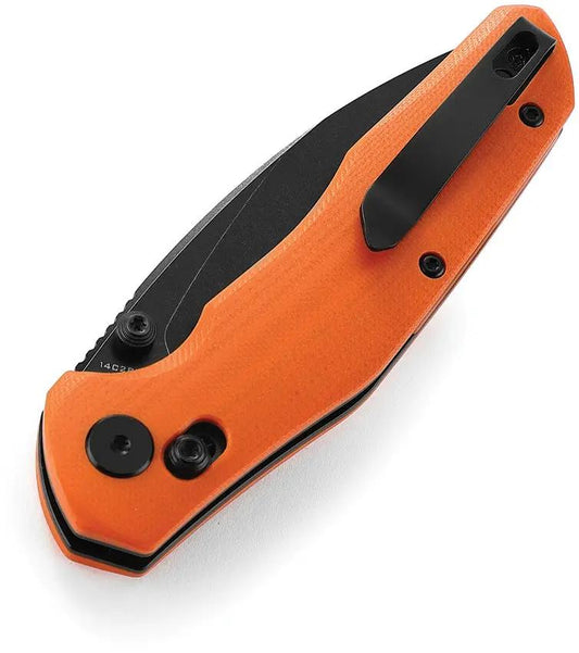 Bestech Knives Ronan B-Lock Orange Knife With 3.25-Inch 14C28N Blade G10 Handle 4.63-Inch Closed EDC For Tactical Enthusiasts by Bestech Knives