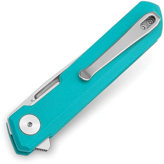 Bestech Knives Mini Dundee Linerlock Teal BMK03C D2 Tool Steel 3 Inch Blade EDC Knife by Bestech Knives