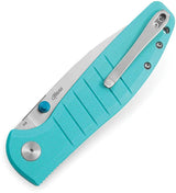 Bestech Knives Bestechman Goodboy Buttonlock EDC Knife With D2 Tool Steel Blade And Tiffany Blue G10 by Bestech Knives
