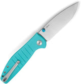 Bestech Knives Bestechman Goodboy Buttonlock EDC Knife With D2 Tool Steel Blade And Tiffany Blue G10 by Bestech Knives
