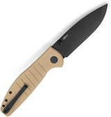 Bestech Knives Bestechman Goodboy Buttonlock EDC Knife BMK04E With D2 Tool Steel Blade Khaki G10 Handle by Bestech Knives