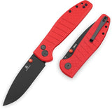 Bestech Knives Goodboy Buttonlock Folding Knife BMK04L D2 Blade Black PVD Red G10 For EDC Enthusiasts and Collectors by Bestech Knives