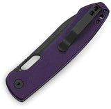 Bestech Firebird Buttonlock EDC Knife BMK05D With Purple G10 Handle D2 Blade Thumb Pull Pocket Clip by Bestech Knives