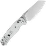 Bestech Knives Cicada Wing B Lock White BMK06L Elite EDC Companion With Satin 10Cr15CoMoV Blade by Bestech Knives