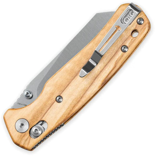 Bestech Knives Cicada Wing Crossbar Wood Knife BMK06 W 1 For EDC Enthusiasts Premium Quality by Bestech Knives