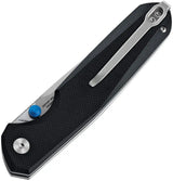 Bestech Knives Velix Button Lock Folding Knife For EDC Enthusiasts 3.25in Blade Stonewash Satin Finish G10 Handle by Bestech Knives