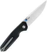 Bestech Knives Velix Button Lock Folding Knife For EDC Enthusiasts 3.25in Blade Stonewash Satin Finish G10 Handle by Bestech Knives