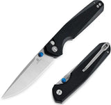 Bestech Knives Velix Button Lock Folding Knife For EDC Enthusiasts 3.25in Blade Stonewash Satin Finish G10 Handle by Bestech Knives