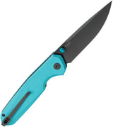 Bestech Knives Velix Button Lock EDC Knife With 14C28N Sandvik Blade Teal G10 Handle by Bestech Knives