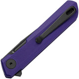 Bestech Knives Bestechman Mini Dundee Purple G10 Slip Joint EDC Knife With D2 Blade by Bestech Knives