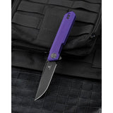 Bestech Knives Bestechman Mini Dundee Purple G10 Slip Joint EDC Knife With D2 Blade by Bestech Knives