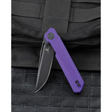 Bestech Knives Bestechman Mini Dundee Purple G10 Slip Joint EDC Knife With D2 Blade by Bestech Knives
