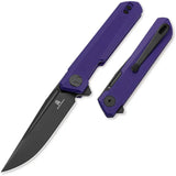 Bestech Knives Bestechman Mini Dundee Purple G10 Slip Joint EDC Knife With D2 Blade by Bestech Knives